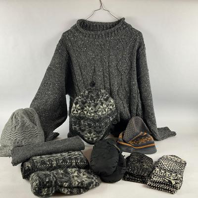 729 Grey Knit Wool Lot
