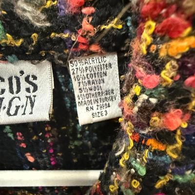 Two beautiful Chicos jackets/sweaters, size 3 (L)