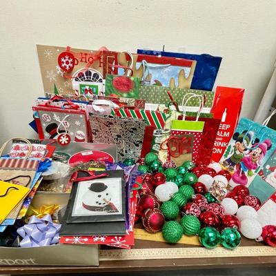 Christmas & Special Occassion Gift Wrap & Gift Bags, Christmas Ornaments., Etc
