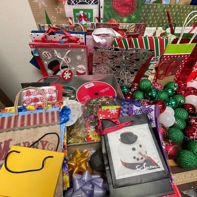 Christmas & Special Occassion Gift Wrap & Gift Bags, Christmas Ornaments., Etc