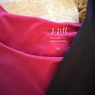 Lot of tank tops and camis, Chicos and J Jill included