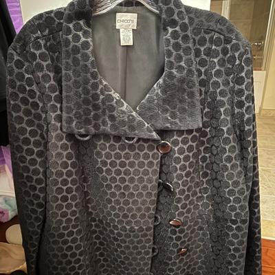 Chicos size large dressy jacket