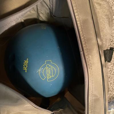 Bowling ball in bag