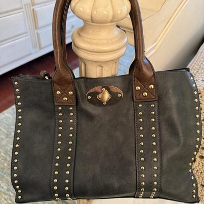 Suede purse