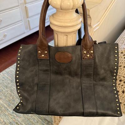 Suede purse
