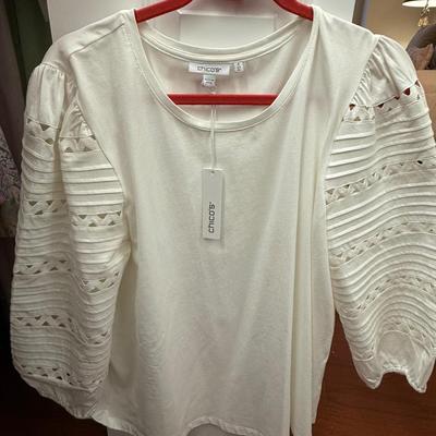Two beautiful Chicos tops with tags