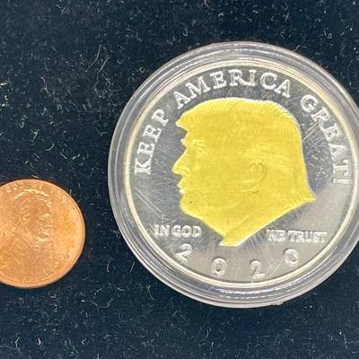 Donald Trump 2020 Silver Gold Coin 45th President Keep America Great