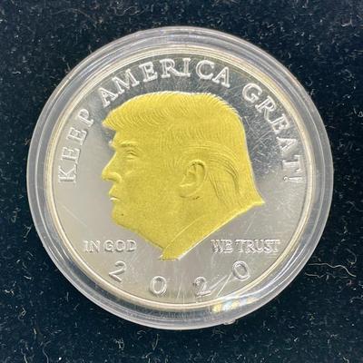 Donald Trump 2020 Silver Gold Coin 45th President Keep America Great