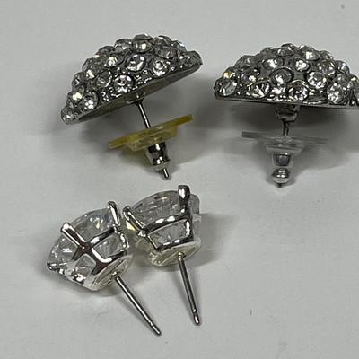 Fashion Jewelry 2 sets Earring Studs Rhinestones