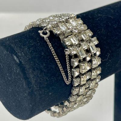 Vintage Kramer NY Rhinestone Bracelet