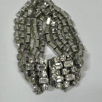 Vintage Kramer NY Rhinestone Bracelet