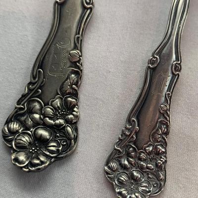 Clamshell Shrimp Server plus Sterling Salt & Pepper Shakers and More (K-HS)
