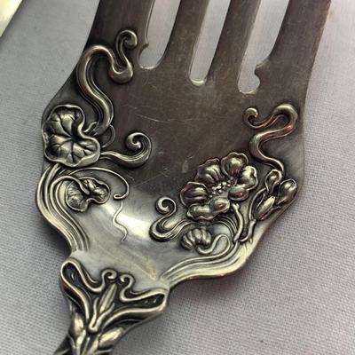 Clamshell Shrimp Server plus Sterling Salt & Pepper Shakers and More (K-HS)