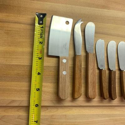 Cheese Knives & Cheese Boards with Appetizer Accessories (K-HS)