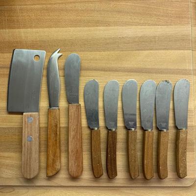 Cheese Knives & Cheese Boards with Appetizer Accessories (K-HS)