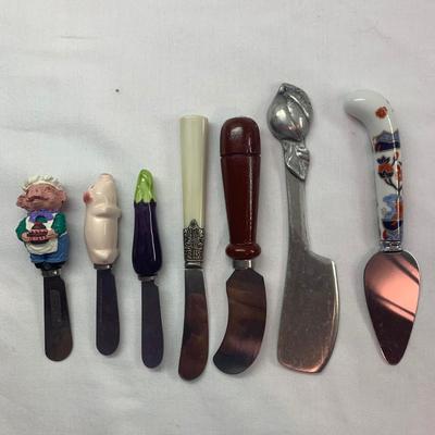 Cheese Knives & Cheese Boards with Appetizer Accessories (K-HS)