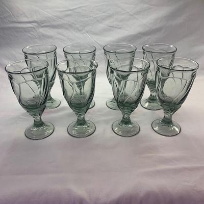 Laurie Gates Dishes & Noritake Sweet Swirl Ice Tea Goblets (K-HS)