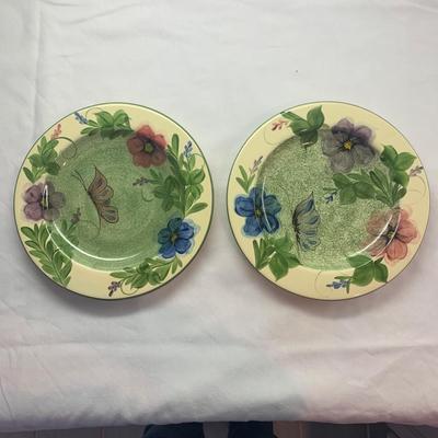 Laurie Gates Dishes & Noritake Sweet Swirl Ice Tea Goblets (K-HS)