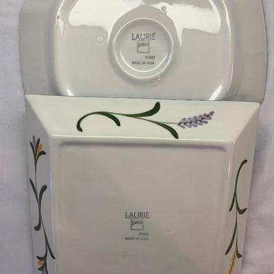 Laurie Gates Dishes & Noritake Sweet Swirl Ice Tea Goblets (K-HS)