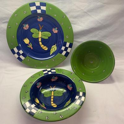 Laurie Gates Dishes & Noritake Sweet Swirl Ice Tea Goblets (K-HS)