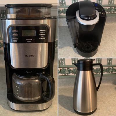 Barsetto & Keurig Coffee Makers with Crux Grinder & More (K-HS)