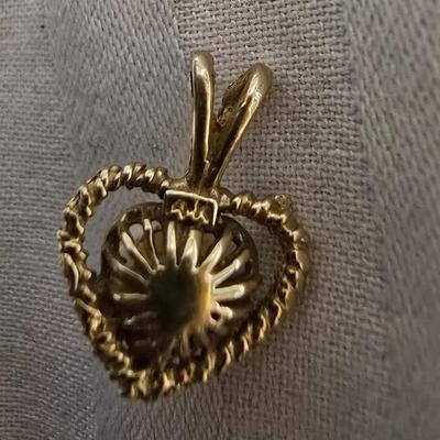 14K chain and pendant