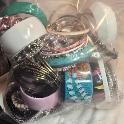 Gallon bag of bracelets