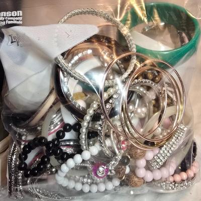 Gallon bag of bracelets