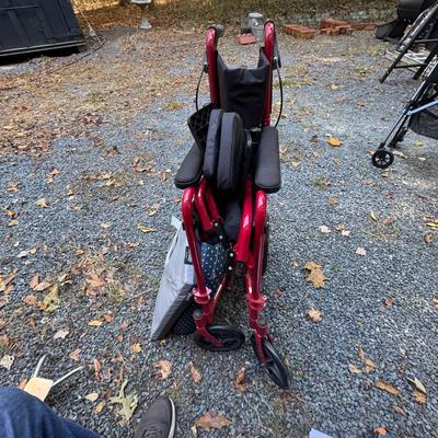 461 Drive Expedition Red Wheelchair