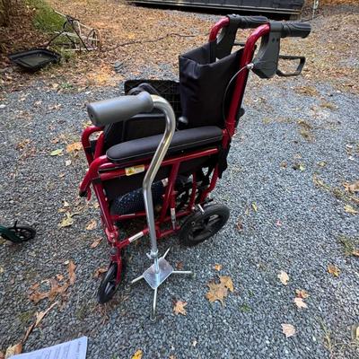 461 Drive Expedition Red Wheelchair