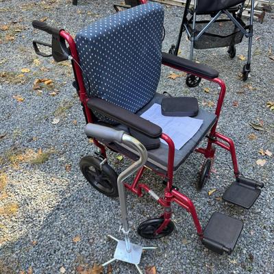 461 Drive Expedition Red Wheelchair