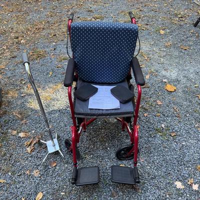 461 Drive Expedition Red Wheelchair