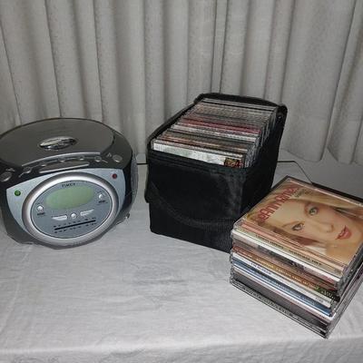 Portable Stereo and CD collection