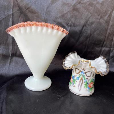 Lot 38 Fenton Vases