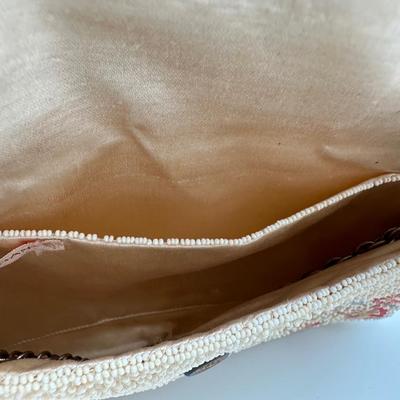 French Embroidered and Beaded Purse