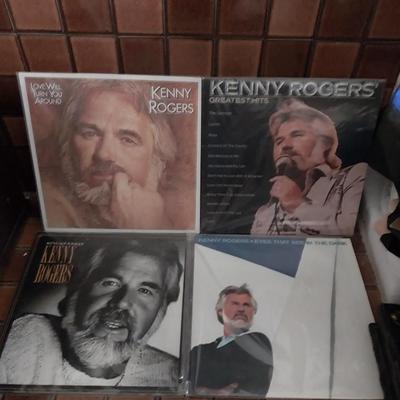 Four Kenny Rodgers LPs