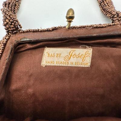 Two Bags by Josef, Hand Beaded in Belgium