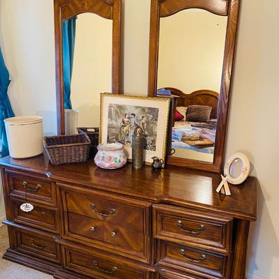 Lot 4: Bed, Dresser & More