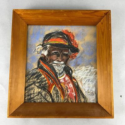537 Original Pastel Portrait by Grete Marks (1899-1990)