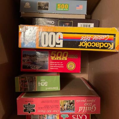 Box of puzzles