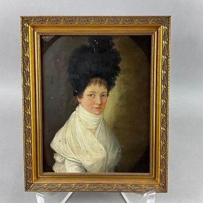 538 Antique Original Oil Painting on Board