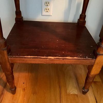 553 Antique Poplar wood Washstand