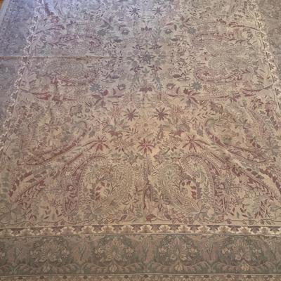 560 Large Needlepoint Rug 9'4" x 7'2"