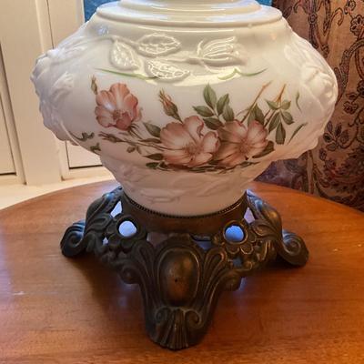 563 Round Table , Globe Lamp, Telephone Stand