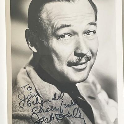 Actor Jack Bailey signed photo