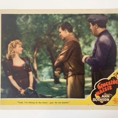Ringside Maisie original 1941 vintage lobby card