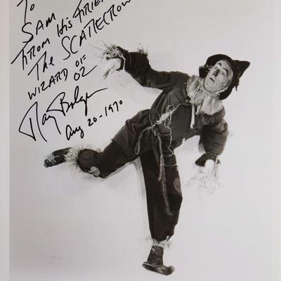 Ray Bolger signed promo photo 