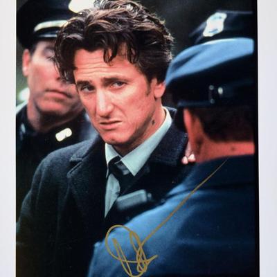 Sean Penn signed photo 