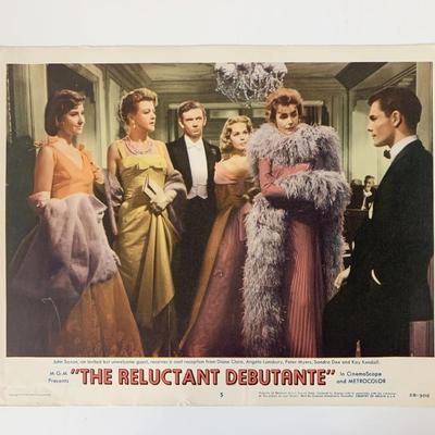 The Reluctant Debutante original 1958 vintage lobby card