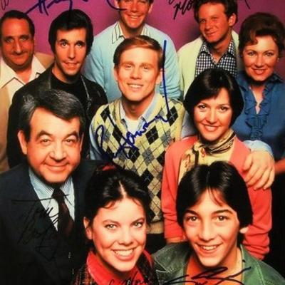 Happy Days signed cast promo photo 